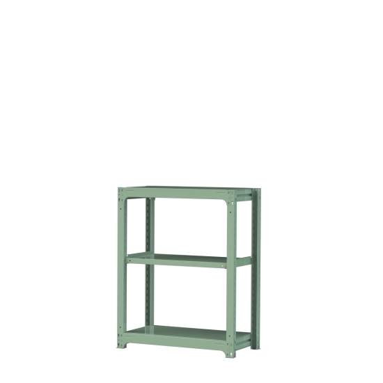 【直送品】 山金工業 ボルトレス中量ラック 300kg/段 単体 3S4348-3G 【大型】