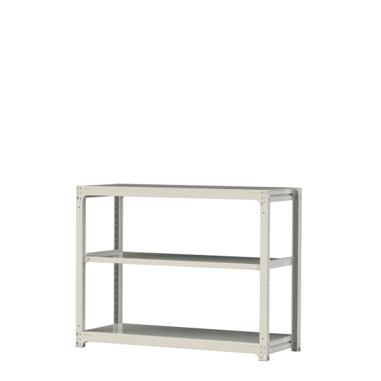 【直送品】 山金工業 ボルトレス中量ラック 300kg/段 単体 3S4562-3W 【大型】