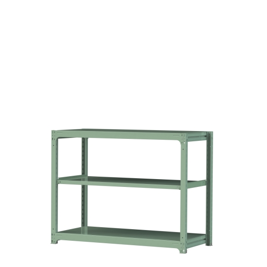 【直送品】 山金工業 ボルトレス中量ラック 300kg/段 単体 3S4570-3G 【大型】