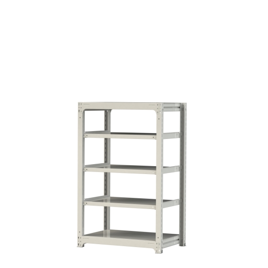 【直送品】 山金工業 ボルトレス中量ラック 300kg/段 単体 3S5362-5W 【大型】