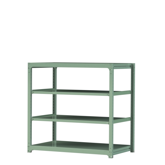 【直送品】 山金工業 ボルトレス中量ラック 300kg/段 単体 3S5591-4G 【大型】