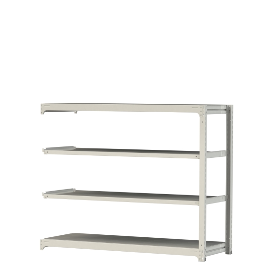 【直送品】 山金工業 ボルトレス中量ラック 300kg/段 連結 3S5670-4WR 【大型】