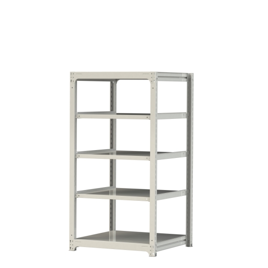 【直送品】 山金工業 ボルトレス中量ラック 300kg/段 単体 3S6391-5W 【大型】