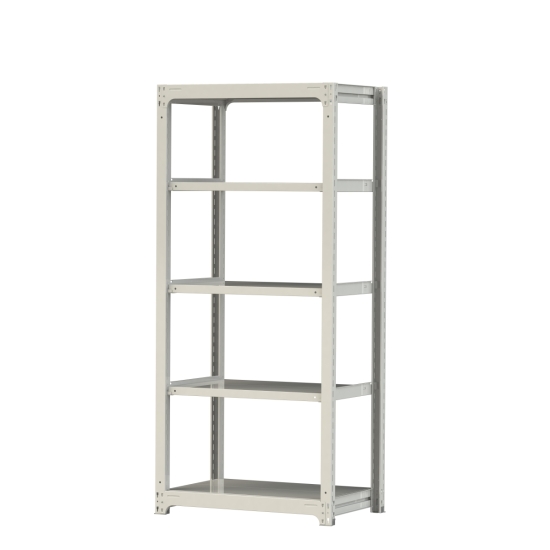 【直送品】 山金工業 ボルトレス中量ラック 300kg/段 単体 3S7362-5W 【大型】