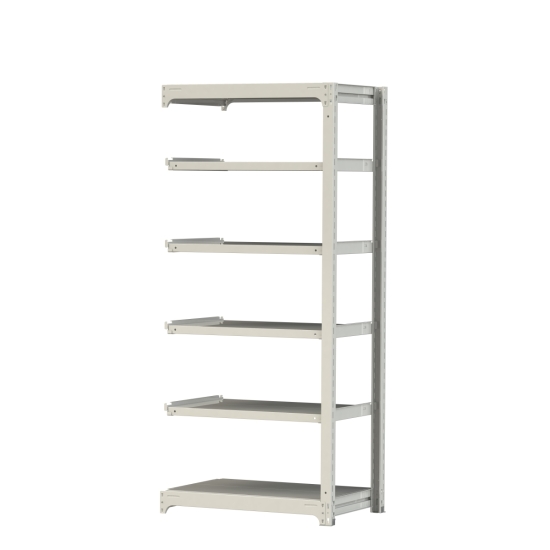 【直送品】 山金工業 ボルトレス中量ラック 300kg/段 連結 3S7362-6WR 【大型】