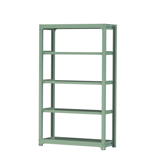 【直送品】 山金工業 ボルトレス中量ラック 300kg/段 単体 3S7448-5G 【大型】