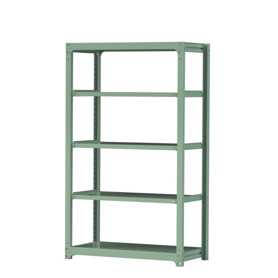 【直送品】 山金工業 ボルトレス中量ラック 300kg/段 単体 3S7462-5G 【大型】