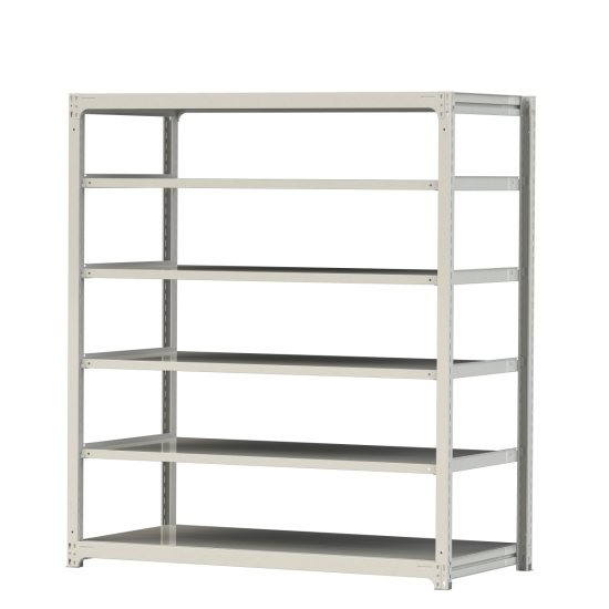 【直送品】 山金工業 ボルトレス中量ラック 300kg/段 単体 3S7691-6W 【大型】