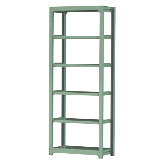 【直送品】 山金工業 ボルトレス中量ラック 300kg/段 単体 3S8348-6G 【大型】