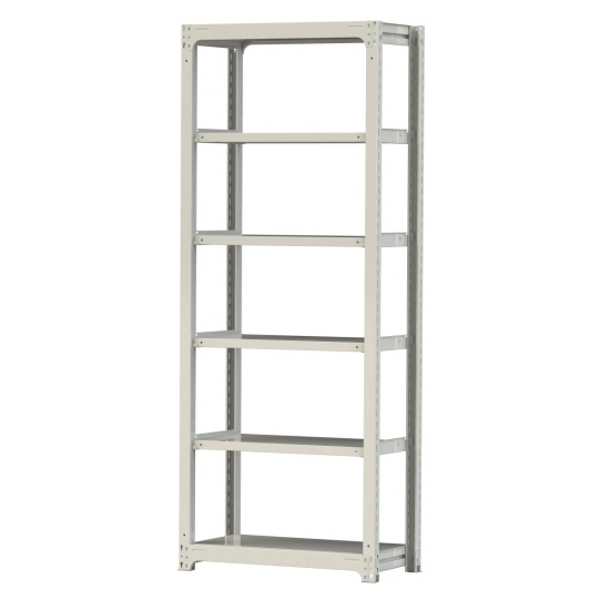 【直送品】 山金工業 ボルトレス中量ラック 300kg/段 単体 3S8348-6W 【大型】