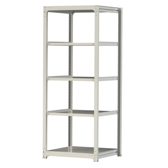 【直送品】 山金工業 ボルトレス中量ラック 300kg/段 単体 3S8391-5W 【大型】