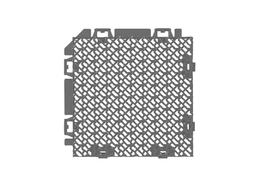 【直送品】 山崎産業 コンドル ブイステップマット13 本駒S（グリーン） F-126-HS-GR 【法人向け・個人宅配送不可】 【大型】