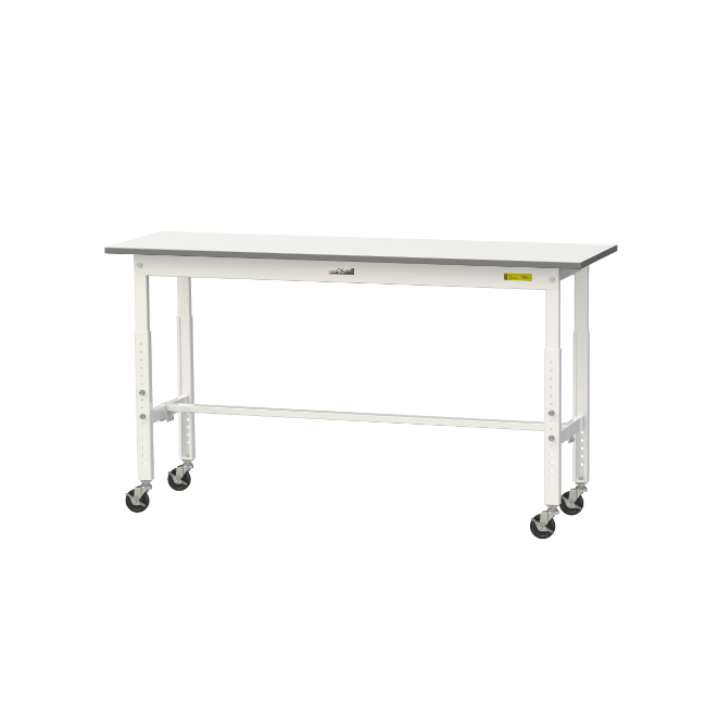 【直送品】 山金工業 ワークテーブル150シリーズ 高さ調整タイプ移動式 SUPAC-1545-WW 【大型】