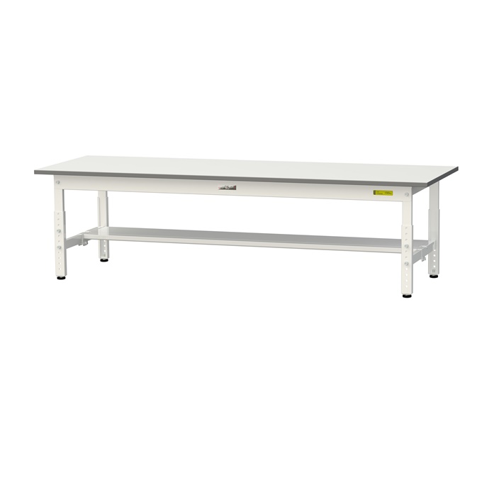 【直送品】 山金工業 ワークテーブル SUPAL-1860T-WW (半面棚板付) 【大型】