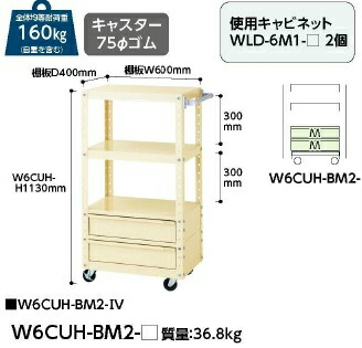 【直送品】 山金工業 スペシャルワゴン W6CUH-BM2-IV 【大型】