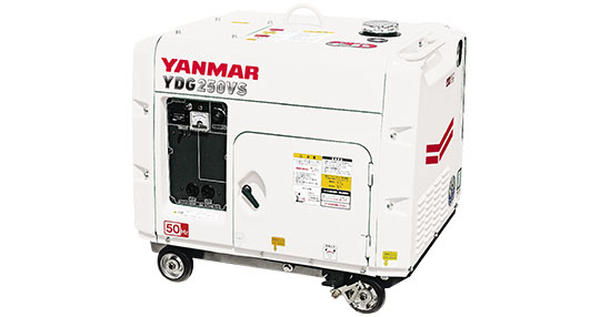 【直送品】 ヤンマー ディーゼル発電機 (白色) YDG250VS-5E-W 超低騒音タイプ 【大型】｜buhinyasan