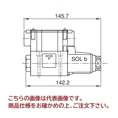 【直送品】 油研工業 DSG-01シリーズ電磁切換弁 DSG-01-2B2A-A200-70