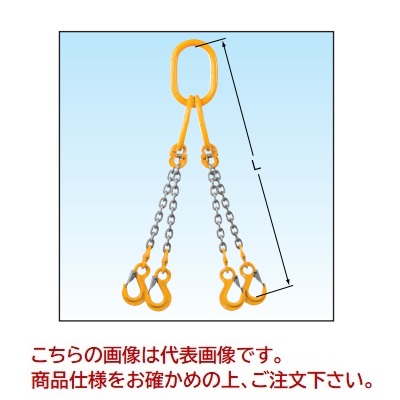 【直送品】 象印 チェーンスリング4本吊標準セット 4 TG YP 10 (4TGYP S1015) (アイ・スリングフック 使用荷重 6.4t) :zou 4tgyp s1015:部品屋さん