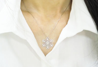 K18 ネックレス ダイヤモンド 1.00ct 天然ダイヤモンド 1カラット