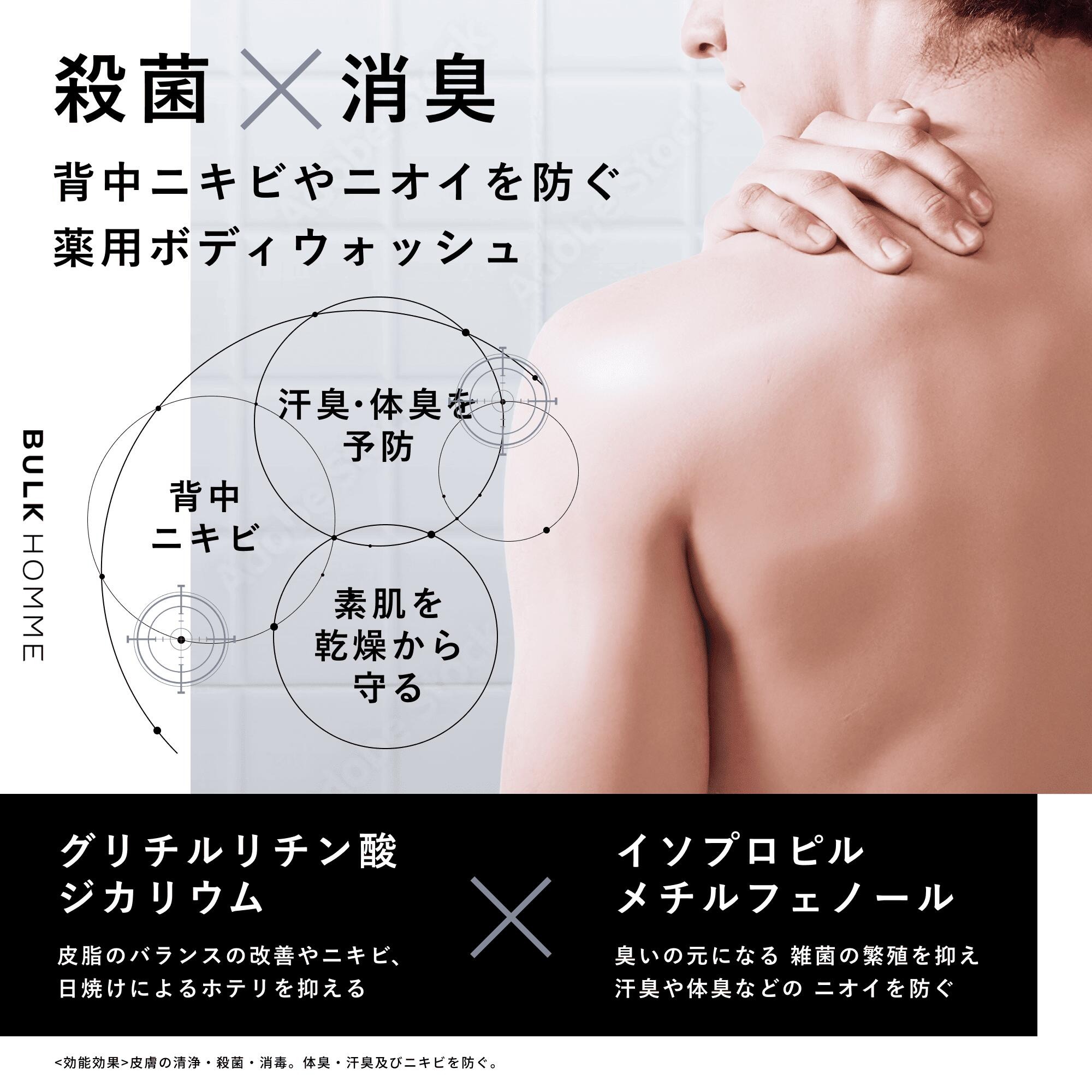 BULK HOMME（バルクオム） ボディソープ ボディクリーム ボディタオル