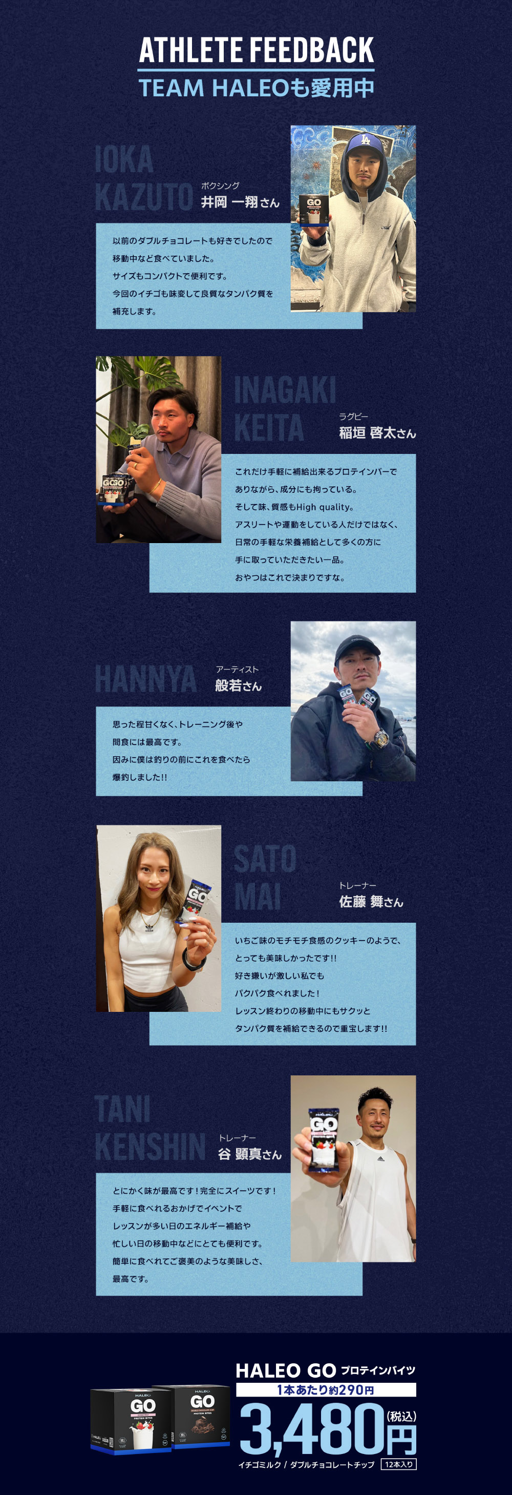 TEAM HALEOも愛用中