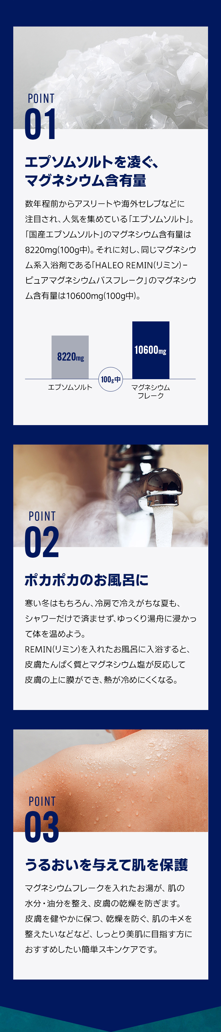 REMINのポイント