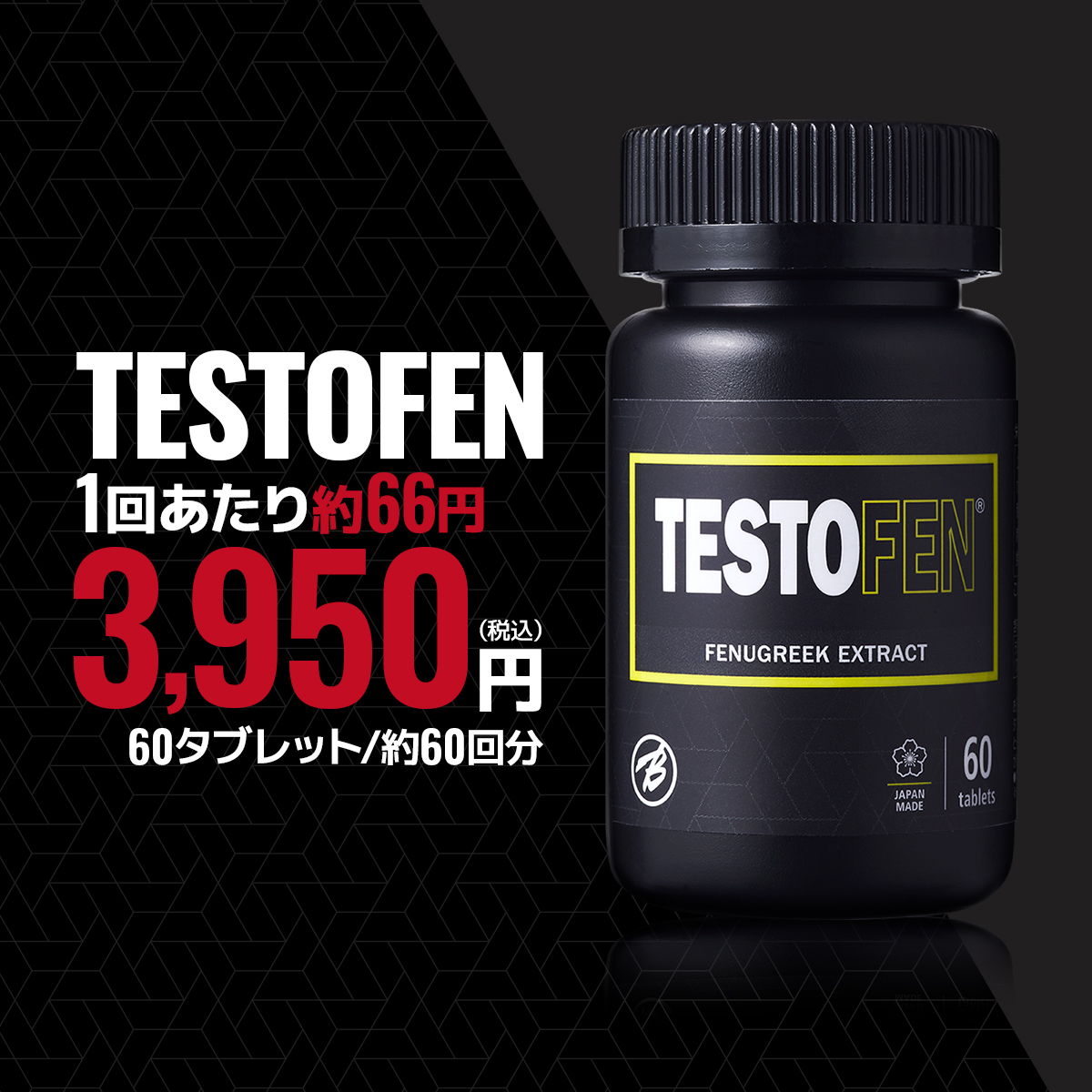 テストフェン税込3950円1食あたり約66円