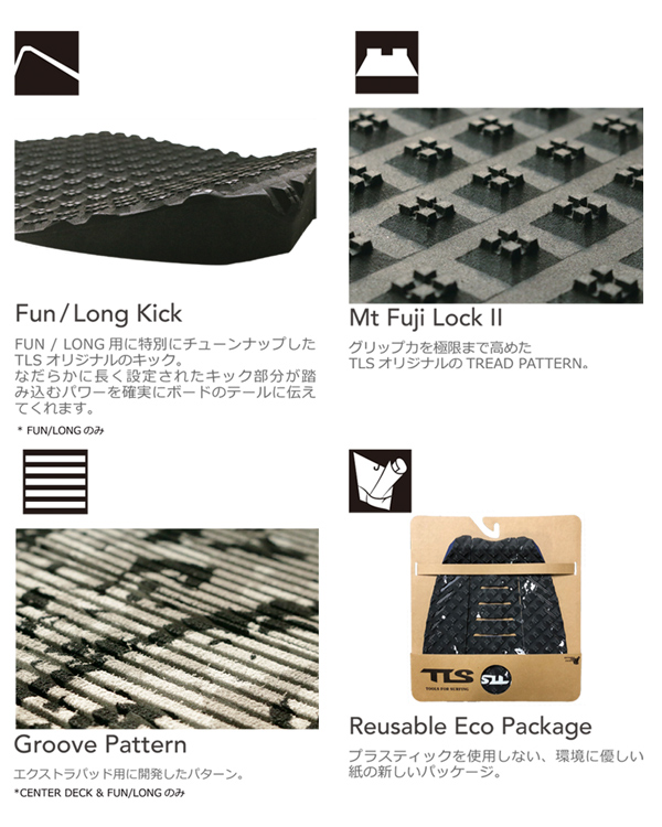 TOOLS FUN LONG 6PIECE デッキパッド デッキパッチ トラクションパッド 6ピース ファン ロングボード専用 サーフィン  サーフボード 初心者 ビギナー :tls19tpfnlg:BULLS-SURF - 通販 - Yahoo!ショッピング