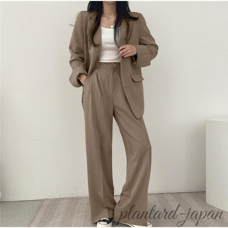 スーツ セットアップ パンツスーツ レディース ロングパンツ ジャケット 成人式 入学式 フォーマル エレガントママスーツおしゃれ 通勤 OL きれいめ 卒業式 | ブランド登録なし | 04