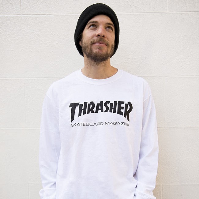 THRASHER スラッシャー 111107 SKATE MAG L/S T-SHIRT 長袖Tシャ...