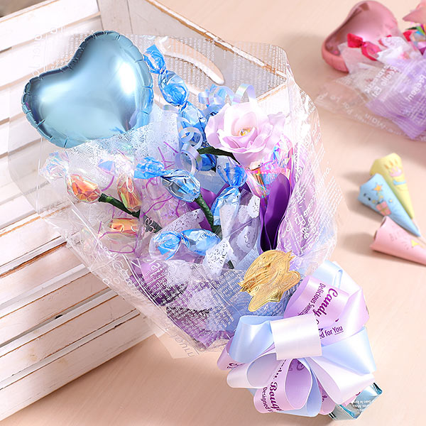 最短翌日届け 14時まで キャンディーブーケ スイーツ・ブーケ 送料無料