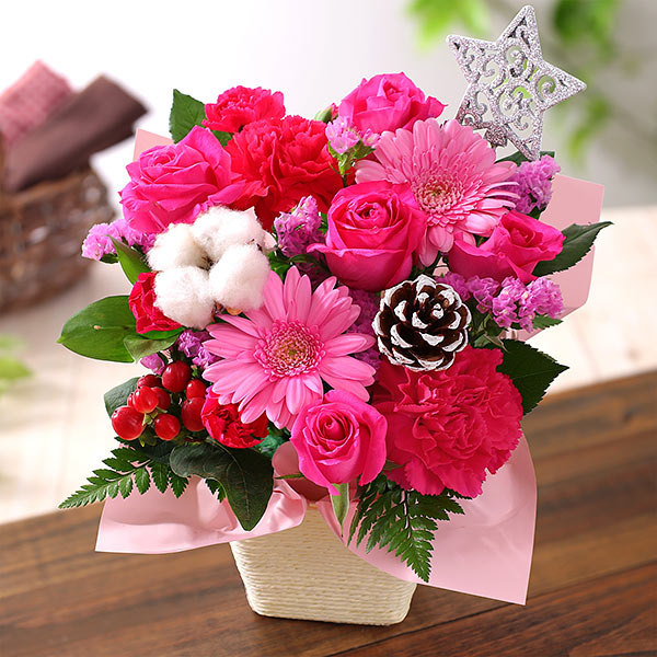 BunBunBee 花 誕生日 プレゼント フラワー ウィンターデコレーション