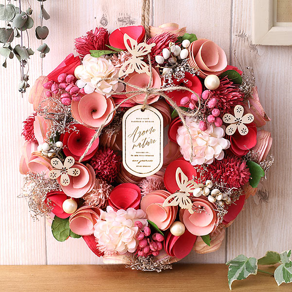 BunBunBee 母の日 2026 ギフト 花 プレゼント リース ナチュラルリース