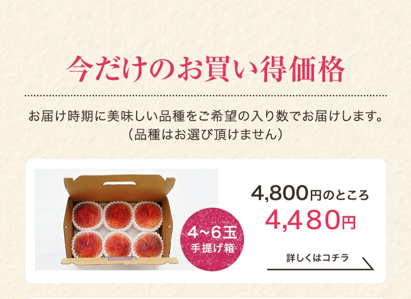 紀の川の桃