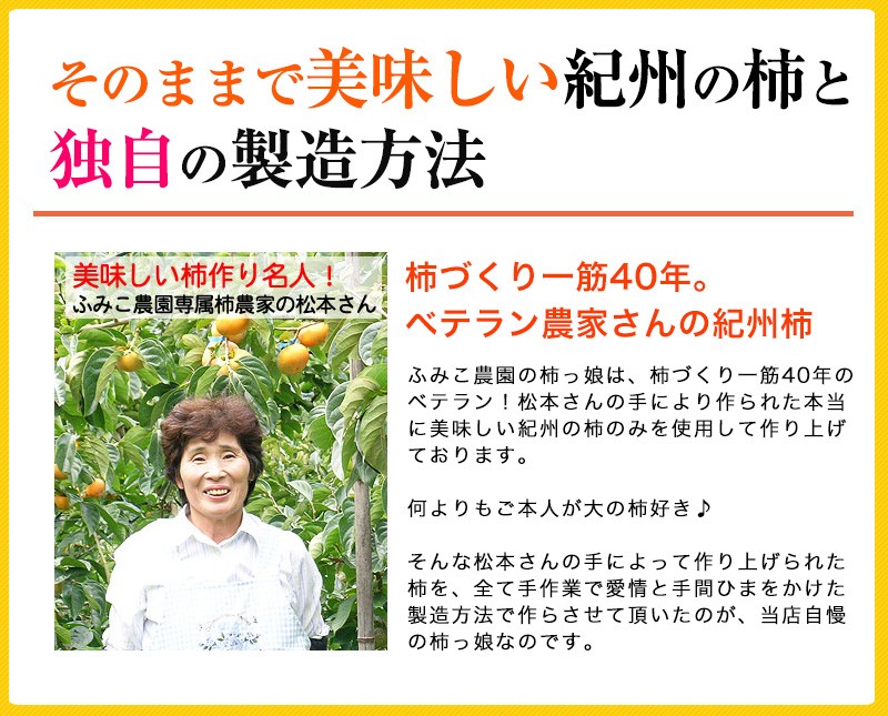 2026年 ご予約開始 無添加 ひと口干し柿 柿っこ100g×2 全国送料無料 柿っ娘 和歌山県産 一口 干し柿 ドライフルーツ 柿 関連画像3
