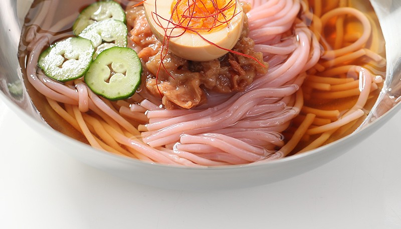 さっぱり夏麺、梅冷麺