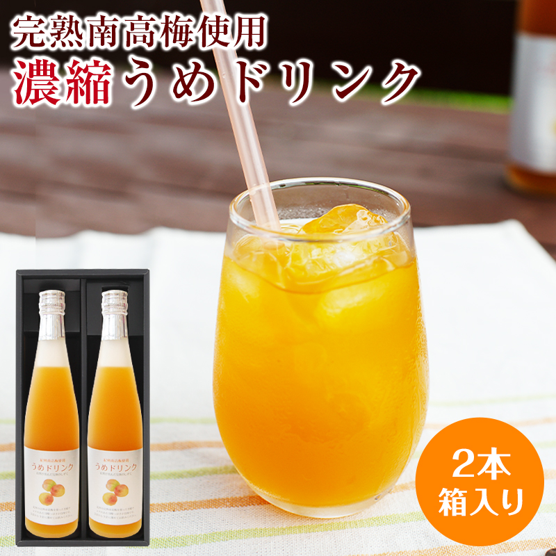 紀州南高梅使用 完熟梅ジュース2本セット