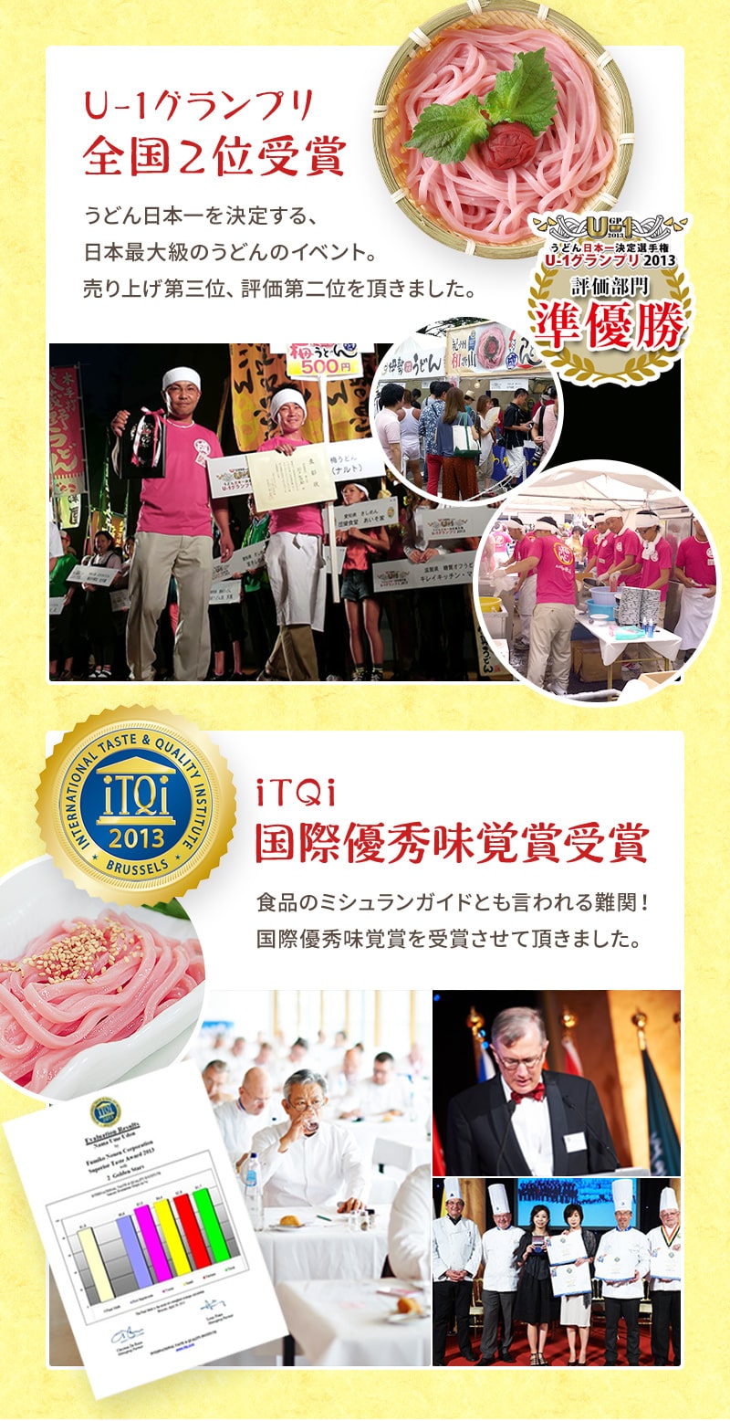 紀州冷し梅うどんセット（大盛り5人前）