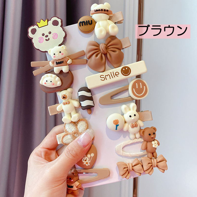 14点セット】ヘアピンセット ヘアピン留め ヘアクリップ こども 子供