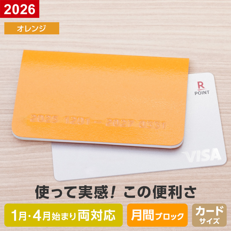 レイメイ藤井 ダイアリー 手帳 2026年 カードサイズダイアリー