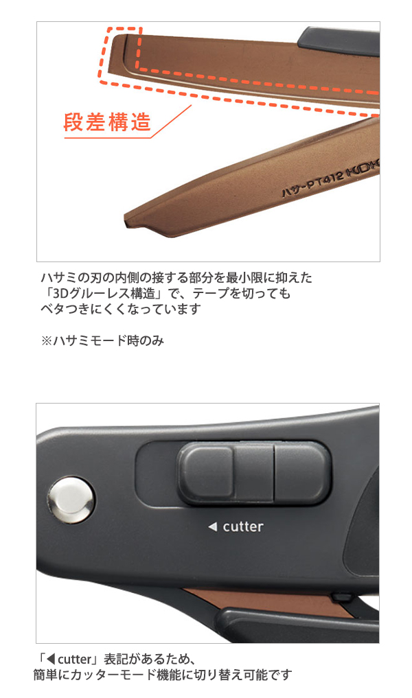 takayukiさん専用② コクヨ はさみ 2WAYハサミ ハコアケ チタングルーレス刃 ブラック ハサ