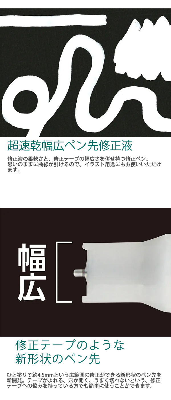 ぺんてる（Pentel） ペン修正液 ホワイトスピード XZLH64-W 超速乾