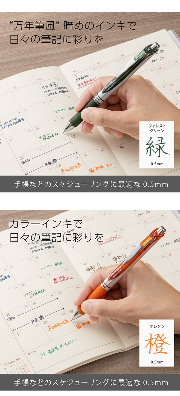 ぺんてる ENERGEL エナージェル 0.5mm 極細 12色セット BLN75EC ぺんてる ENERGEL エナージェル 0.5mm 極細 12色セット BLN75EC