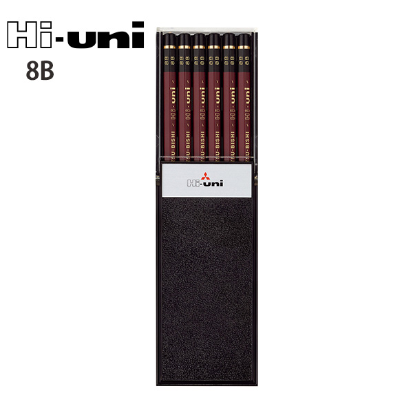 三菱鉛筆 Hi-uni ハイユニ鉛筆 高級鉛筆 鉛筆 1ダース 12本入 【9H〜9B