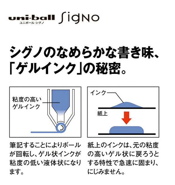 三菱鉛筆 シグノ ホワイト ゲルインクボールペン1.0mm 太字 UM153.1