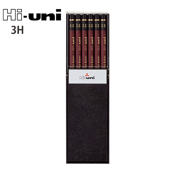 三菱鉛筆 Hi-uni ハイユニ鉛筆 高級鉛筆 鉛筆 1ダース 12本入 【9H〜9B