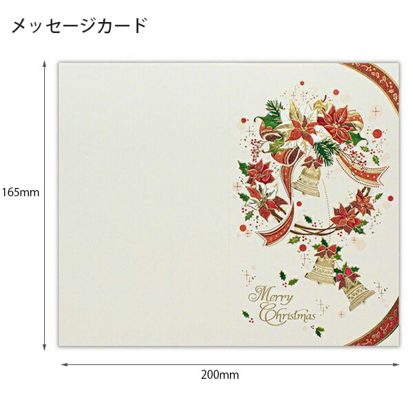 エヌビー社 クリスマスカード 二つ折り 無地中紙入 定型サイズ ヴィラ