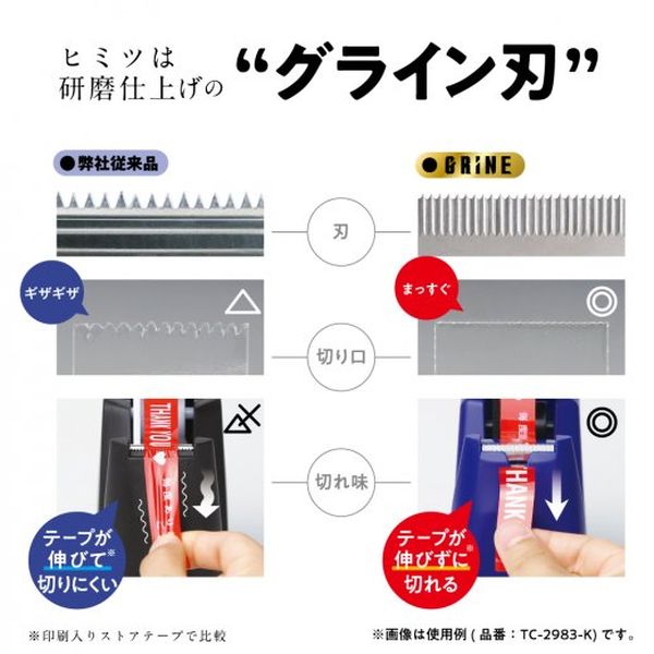 ソニック プロ テープカッター グライン GRINE TC-2983-D ブラック 大
