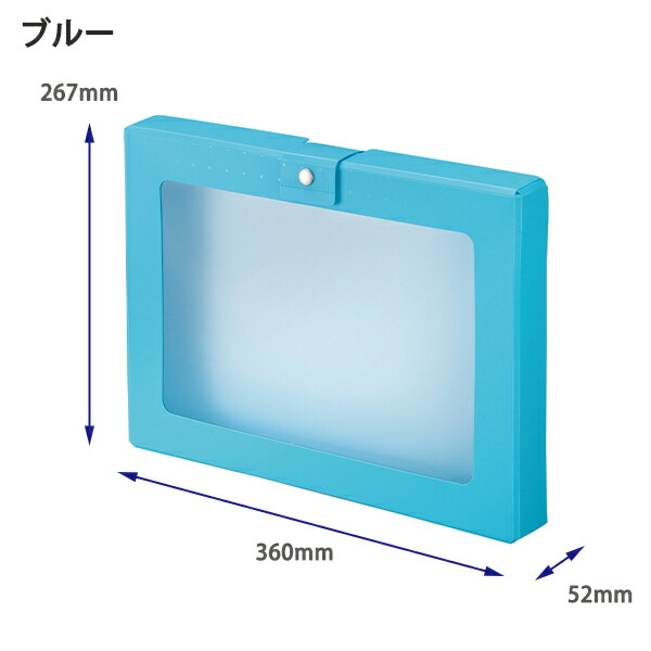 リヒトラブ CUBE FIZZ ハンドケース A4サイズ 360mm×52mm×267mm 仕切り