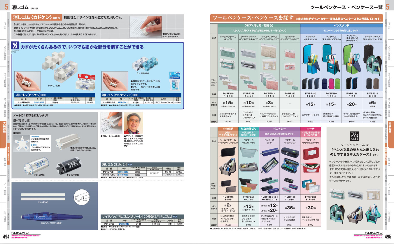 KOKUYO（コクヨ） 消しゴム カドケシ 20×50×20mm ケシ-U700 カドが